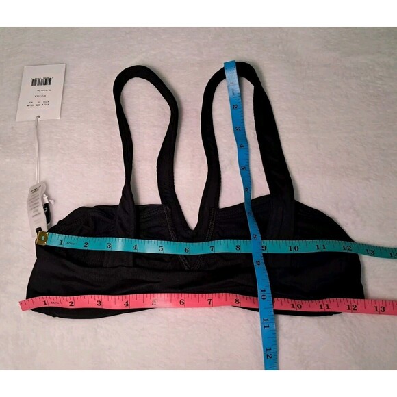Andie x Demi Moore Monaco Swim Top Black Pull On Unpadded AT213 Size S NWT - Picture 8 of 8